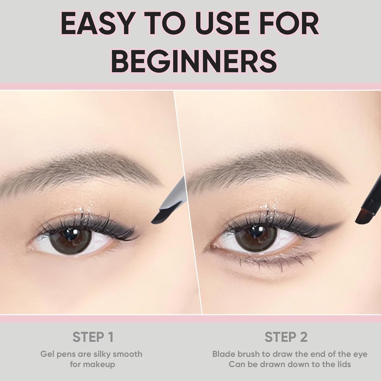Skiennix Waterproof Gel Eyeliner Pencil - Highly Pigmented & Smudge-Proof - Ultra-Fine Tip for Precise Application - 01 Black