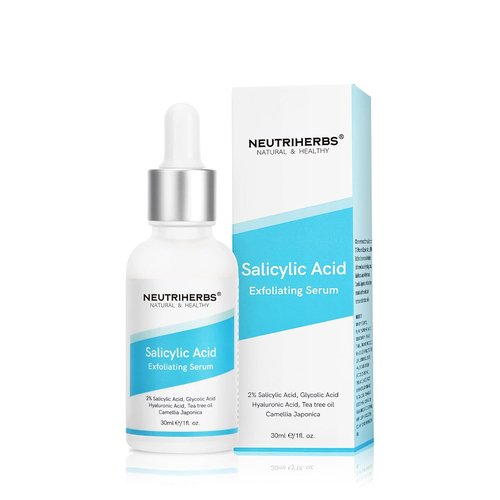 NEUTRIHERBS Salicylic Acid Face Serum - Unclogs Pores & Reduces Acne for Oily Skin | 1 fl oz