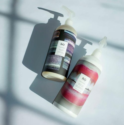 R+Co Television Perfect Hair Shampoo & Conditioner Set - Professional 33.8 Oz | Sulfate-Free, Vegan Care for Shine & Strength