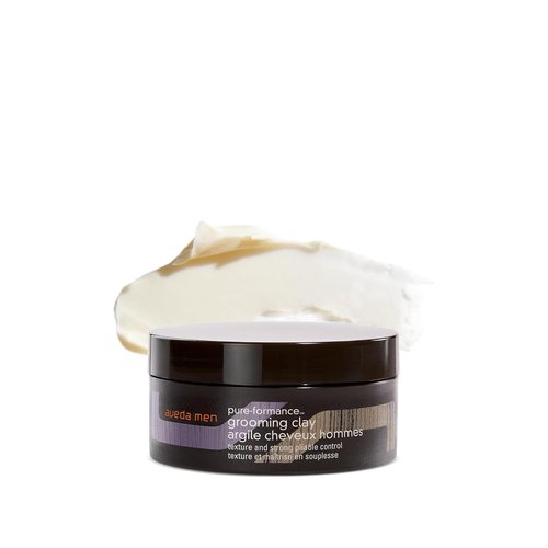 Aveda Men Pure-Formance Grooming Clay - Strong Pliable Hold & Matte Finish | Lightweight, 2.5 Ounce