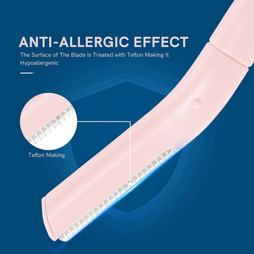 Eyebrow Razors Set by Japanese Blades - Exfoliating Dermaplaning Tools for Fine Hair - 12 Pack