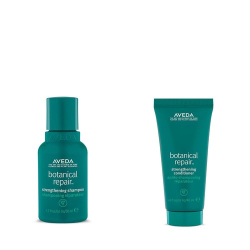 Aveda Botanical Repair Shampoo & Conditioner Set - Strengthens & Repairs Damaged Hair | Travel Size