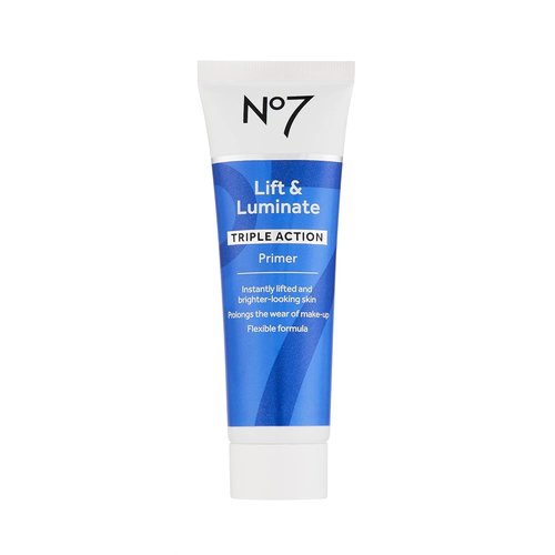 No7 Lift & Luminate Primer - Hydrating Makeup Base with Niacinamide - Smooths Skin & Enhances Glow (30ml)