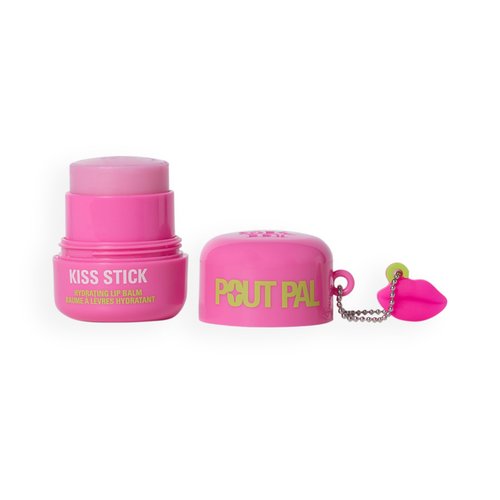 Revolution Skin Pout Pal Kiss Stick, Pocket-Sized Lip Balm, Hydrating Formula with Shea Butter, Squalane & Vitamin E, Vegan & Cruelty Free, Berry, 0.32 oz