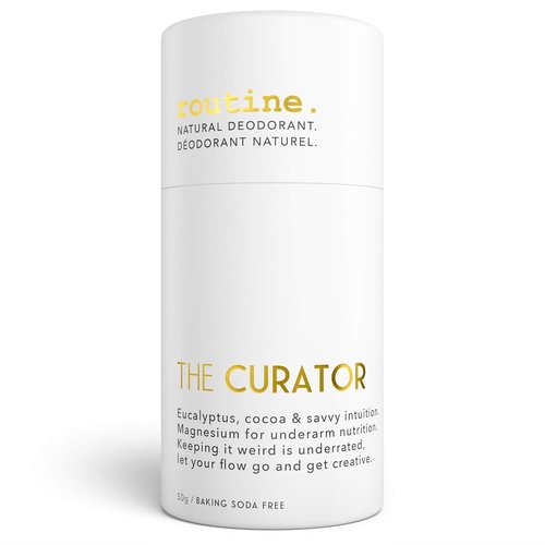ROUTINE Natural Deodorant Stick - Eucalyptus Scented Antiperspirant for Sensitive Skin | 50g - Aluminum & Baking Soda Free