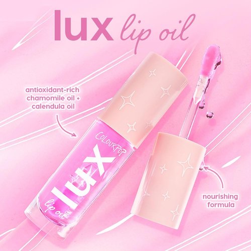 ColourPop Lux Lip Oil - Hydrating Sheer Tinted Lip Oil with Antioxidant Chamomile & Calendula - Nourishing Soft-Warm Nude | Skinny Dip (0.16 oz)