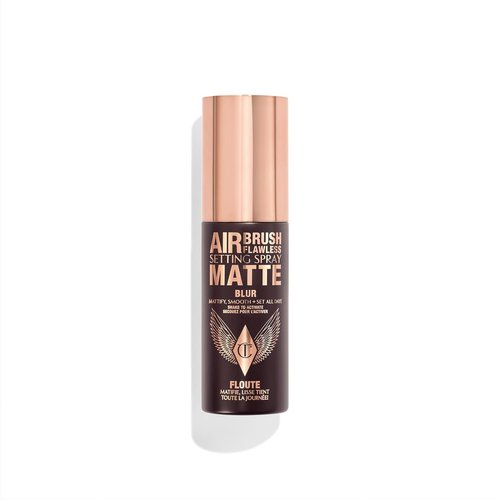 Charlotte Tilbury Airbrush Flawless Matte Setting Spray - Ultra-Fine Mist for 16-Hour Makeup Wear | Soothes & Blurs Pores