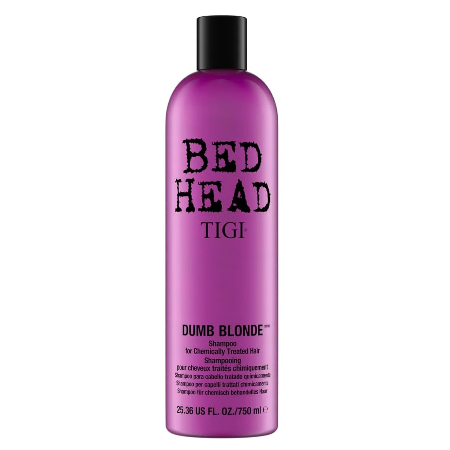 TIGI Bed Head Dumb Blonde Shampoo - Nourishing Formula for Blonde Hair | 25.36 Fl Oz