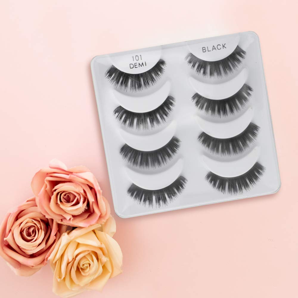 Ardell Natural Multipack Lashes #101 Black, 4 Pairs x 2 Pack