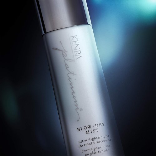 Kenra Platinum Blow-Dry Mist - Ultra-Lightweight Thermal Protectant for Fine to Medium Hair | Smooths, Detangles & Eliminates Frizz