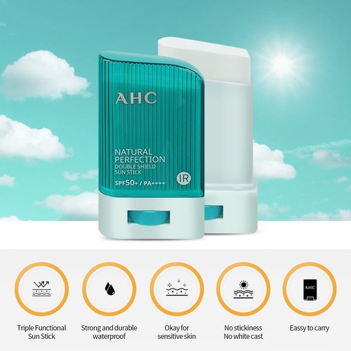 Gadi Place AHC Natural Perfection Sunstick - SPF50+ PA++++ UV Protection | 22g Green K-Beauty Sunscreen