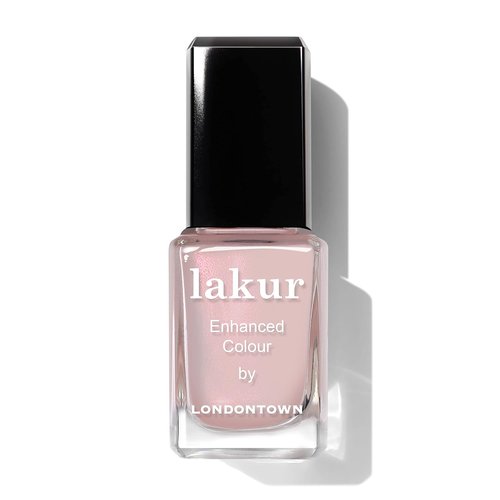 LONDONTOWN Lakur Nail Polish - Non-Toxic, Chip-Resistant Formula | Shimmery Opalescent Alabaster, 0.40 fl oz