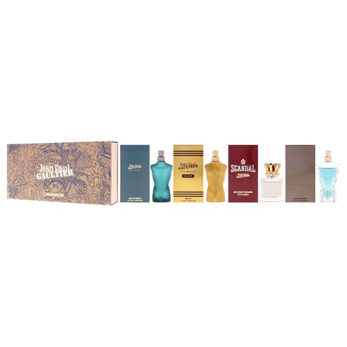 Jean Paul Gaultier Miniatures Set for Men - 4-Piece Gift Set with Iconic Fragrances