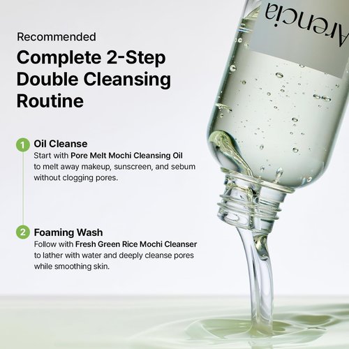 ARENCIA Rice Mochi Double Cleansing Duo - Clear Acne-Prone Skin | Gentle & Effective Formula