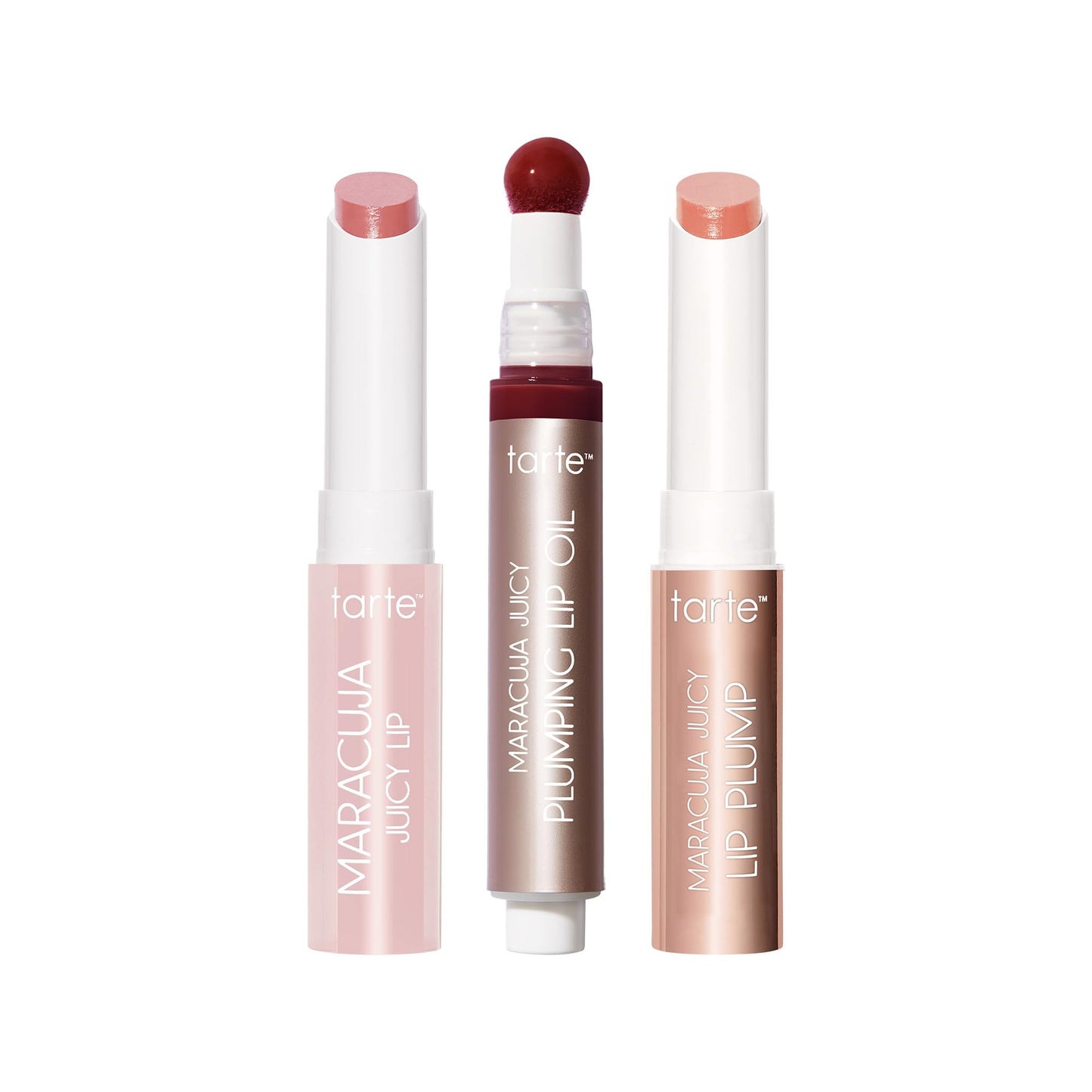 tarte maracuja juicy plumping lip oil - Hydrating & Volumizing Lip Plumper Gloss Balm with Nourishing Hyaluronic Acid & Vitamin E, Plumps & Moisturizes, Vegan & Cruelty Free