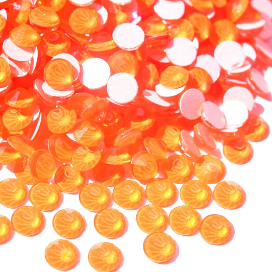Blinginbox Flatback Glass Rhinestones,Neon Gems 1440pcs Non Hotfix Crystal Rhinestones for Nail Crafts Clothes Tumblers Face Makeup,Hyacinth Neon,SS20
