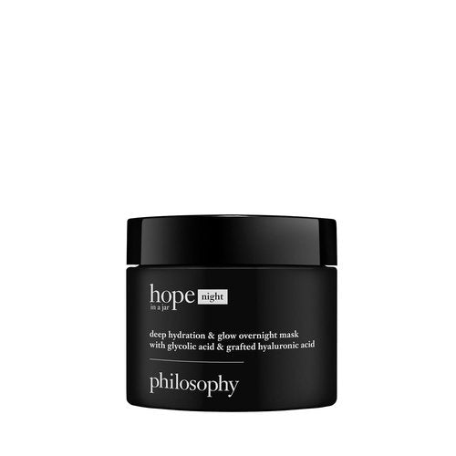Philosophy Hope In A Jar Overnight Face Mask - Deep Hydration & Glow with Glycolic & Hyaluronic Acid - 2 Fl Oz