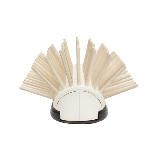Ibiza Hair Detangling Brush - Wooden Pins for Scalp Stimulation & Faster Drying | Ideal for All Hair Types