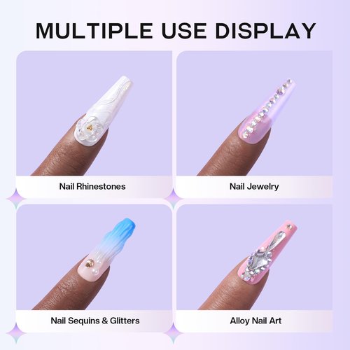 Glamonade Nail Rhinestone Solid Glue: 30g Super Strong Gel for Nail Gems Charms No Wipe Clear Gel for 3D Nail Art DIY Nail Designs Nail Tech Must Supplies
