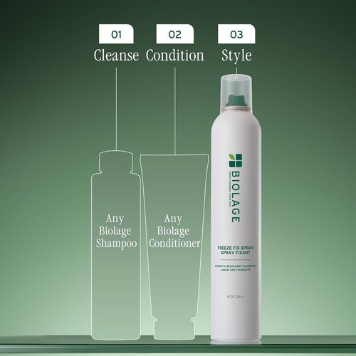 Biolage Freeze Fix Hairspray - Humidity-Resistant, Fast-Drying Formula for All Hair Types | Vegan & Paraben-Free