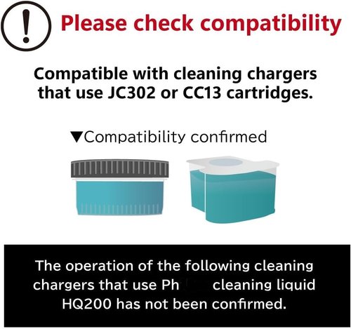 Philips Norelco Shaver Cleaning Solution Refill - 2X Concentrated, 1L (33.8 oz) - Up to 12 Cartridge Refills, Made in Japan