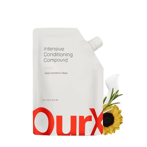 OurX Hydration Hair Mask - Intensive Conditioning for Curly, Coily & Frizzy Hair (300ml) | Deep Moisture & Repair with Peptides + Squalane