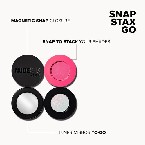Nudestix STAX All Over Color Blush Balm - Multi-Use Cream Blush for Cheeks, Eyes & Lips | Soft Matte Finish