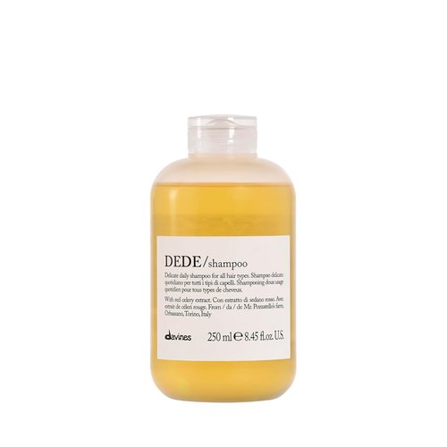 Davines DEDE Shampoo - Gentle Daily Cleanser for Medium & Fine Hair with Red Celery Extract | 8.45 Fl Oz
