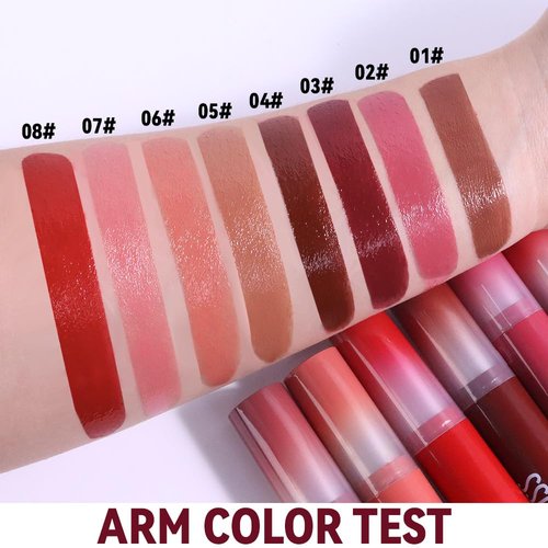 FeiCuiYun Brown Honey Tinted Lip Stain - Hydrating Lip Balm & Gloss for All Skin Tones | Natural Black Cherry Tint