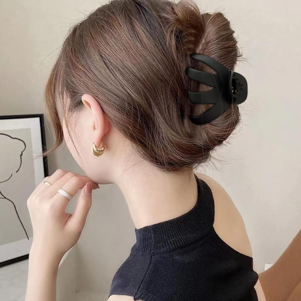 Hair Clips Claw Clips for Thick Hair 5Pcs Large Hair Clips 3.15'' Big Octopus Hair Clip Long Thick Medium Hair Neutral Jumbo Jaw Clips Hair Accessories for Women Girls