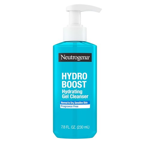 Neutrogena Hydro Boost Face Wash - Fragrance-Free Hydrating Gel Cleanser with Hyaluronic Acid | 7.8 fl. oz