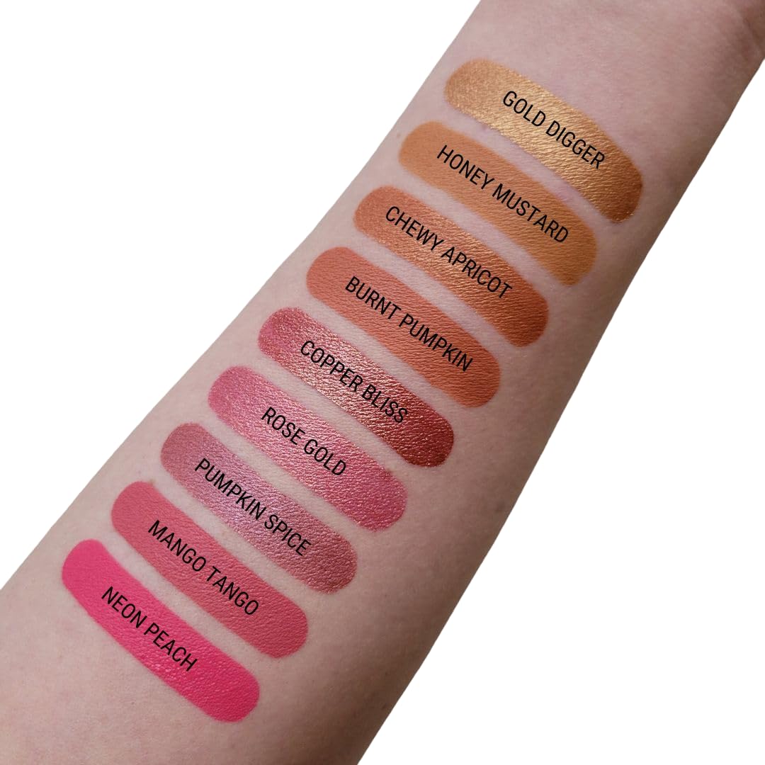 Aromi Matte Liquid Lipstick | Long-Lasting, Waterproof, Smear, Smudge + Transfer Proof, Nutmeg Orange Lip Color, Paraben, Phthalate, + Gluten Free (Burnt Pumpkin)