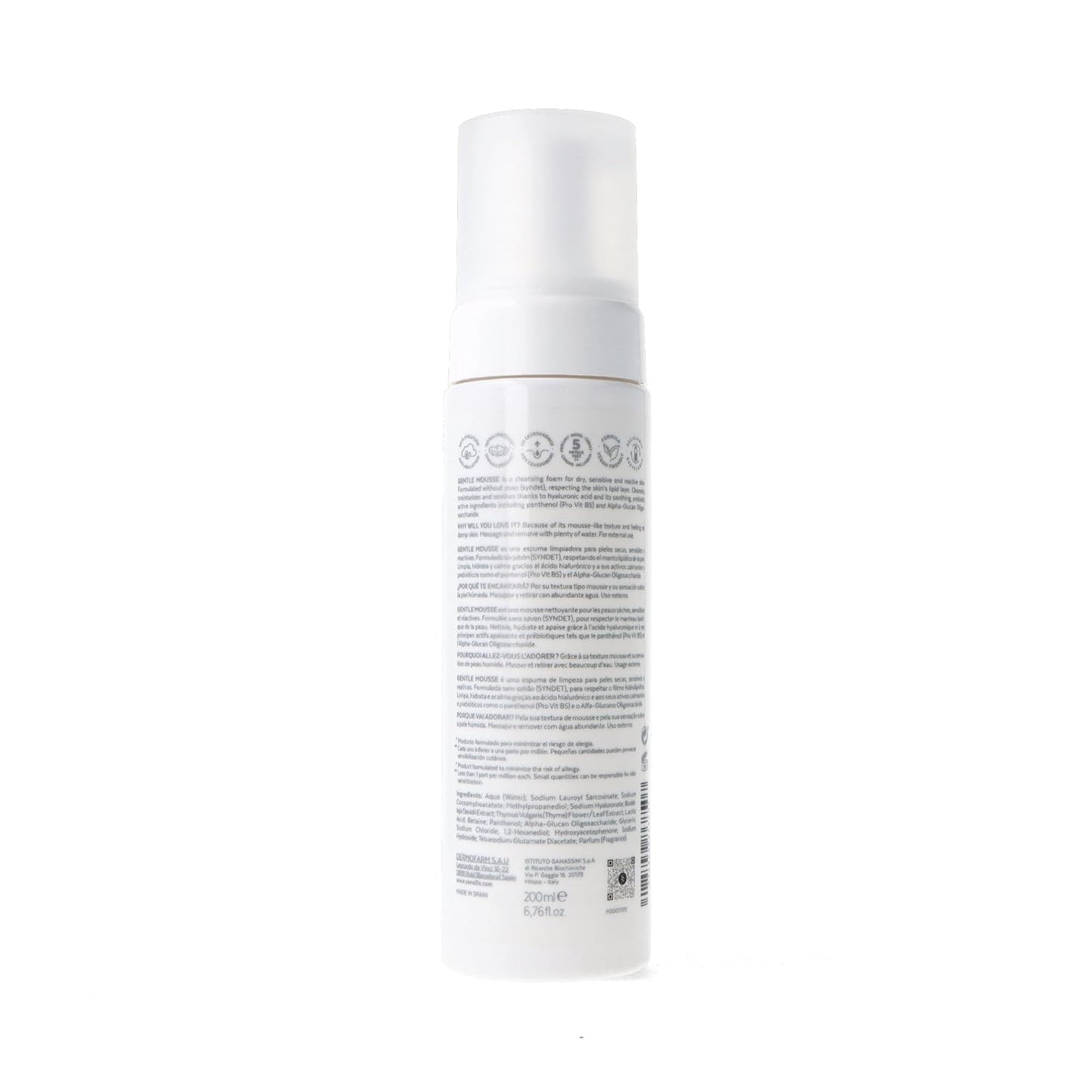 Sensilis Gentle Cleansing Mousse - 200ml Hydrating Foam for Soft, Clean Skin