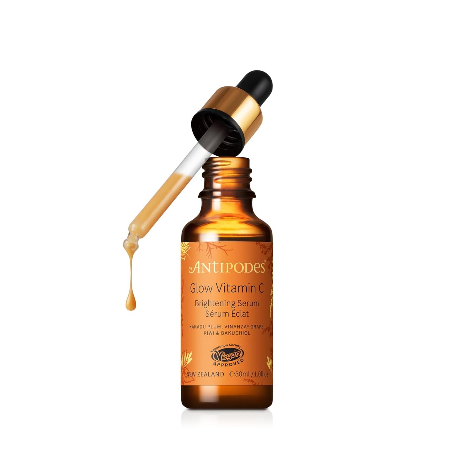 ANTIPODES Glow Ritual Vitamin C Serum - Brightening & Hydrating Formula | 30 ML