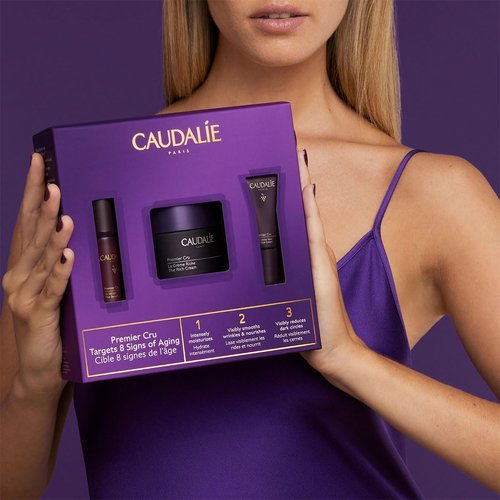 Caudalie Premier Cru Rich Cream Set - Luxurious Anti-Aging Moisturizer for Radiant Skin