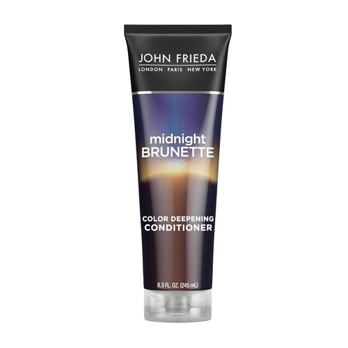 John Frieda Midnight Brunette Conditioner - Deepening Formula to Enhance Brunette Tones | 8.3 Oz