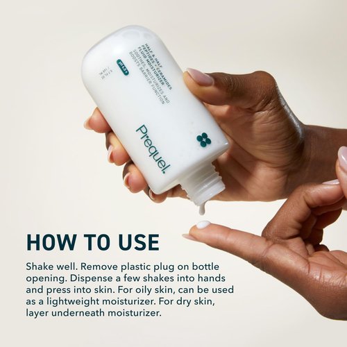 Prequel Skin Half and Half Moisturizer - Lightweight Ceramide Peptide Lotion for All Skin Types