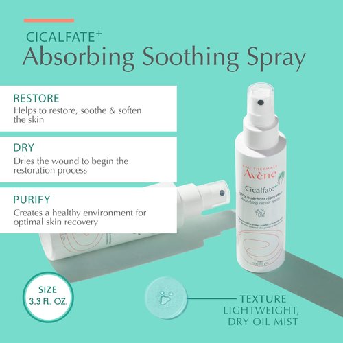 Avène Cicalfate+ Soothing Spray - Absorbs & Restores Irritated Skin | Safe for All Ages