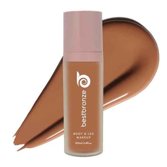 Best Bronze Bombshell Body Makeup - Tattoo Cover Up Makeup & Body Foundation Waterproof - Tattoo Concealer Waterproof for Scars, Varicose Veins Cover Up & Leg Foundation (NW53 Rich Coffee Red)