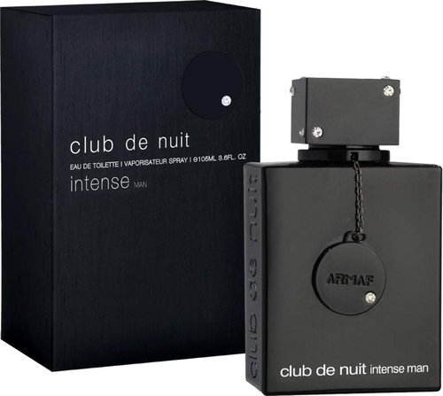 ARMAF Club De Nuit Intense Man EDT - Bold Fragrance for Men | 3.6 Fl Oz, Black Packaging