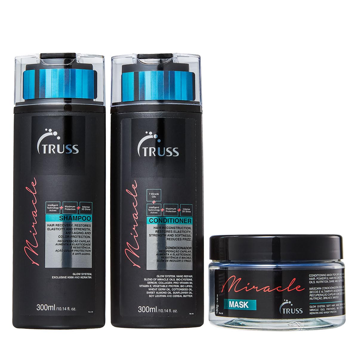 TRUSS Miracle Conditioner - Nourishing Formula for Soft, Manageable Hair | 300ml (10.14 fl. oz.)