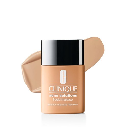 Clinique Acne Solutions Liquid Foundation - Salicylic Acid for Oily Skin | Medium Coverage, Natural Matte Finish