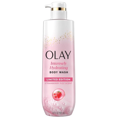 Olay Body Wash - Intensely Hydrating Formula with Pro-Hyaluronic Acid | Strawberry Summer Fizz, 20 fl oz