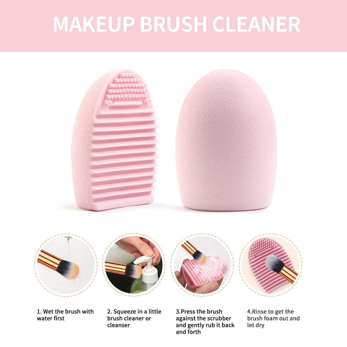 MAANGE Makeup Brushes 54 Pcs Makeup Tool Set, Multi-functional Makeup Kit Premium Synthetic Brush Make up Brushes Set for Women Girl (Pink, 54 Pcs)