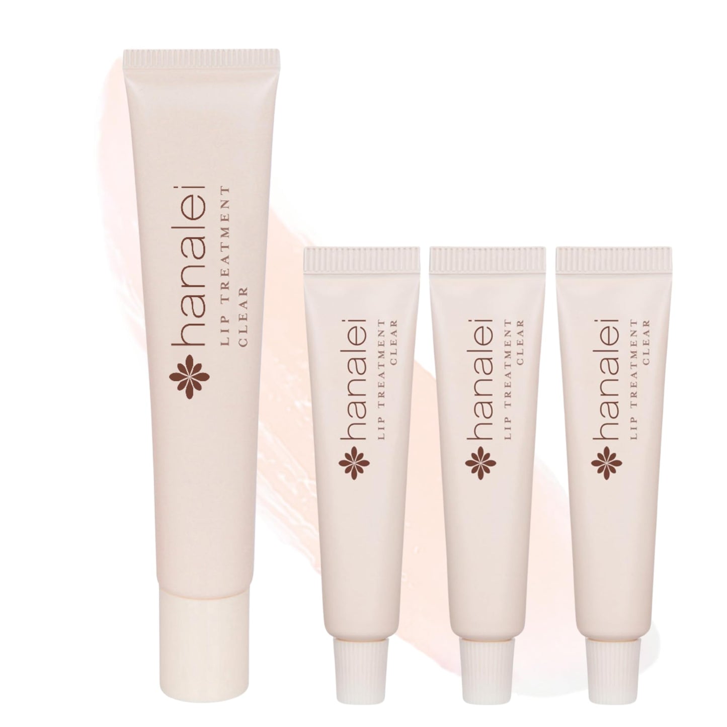 Hanalei Lip Treatment Duo – Hydrating Lip Balm & Repair for Dry, Chapped Lips with Kukui Oil, Shea Butter, Agave & Grapeseed Oil – Clear Lip Moisturizer & Conditioner, Full & Mini Travel-Size