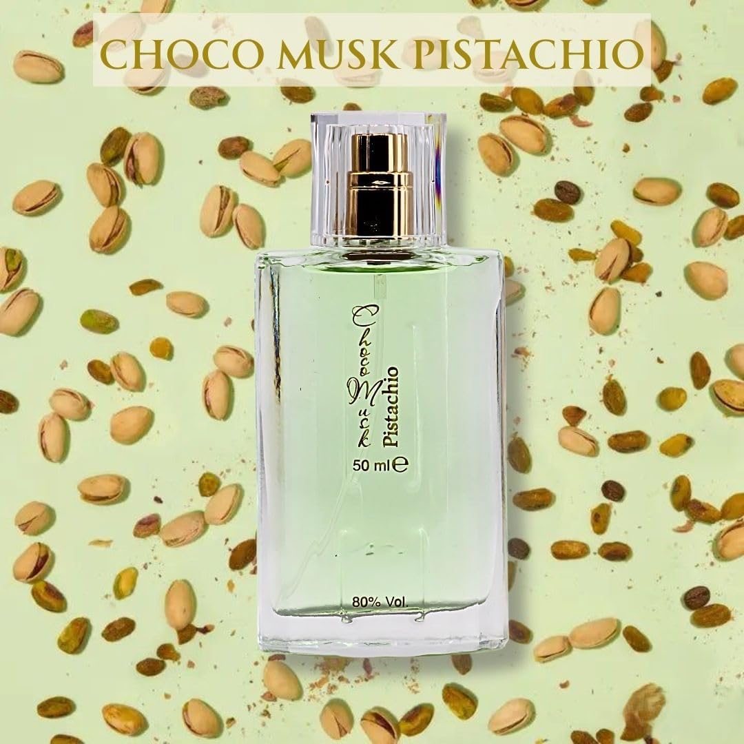 VENEZIO PROFUMO Choco Musk Gift Set, 3 Pack Eau De Parfum Collection, Chocolate Pistachio & Marshmallow Fragrances, 50ml Each