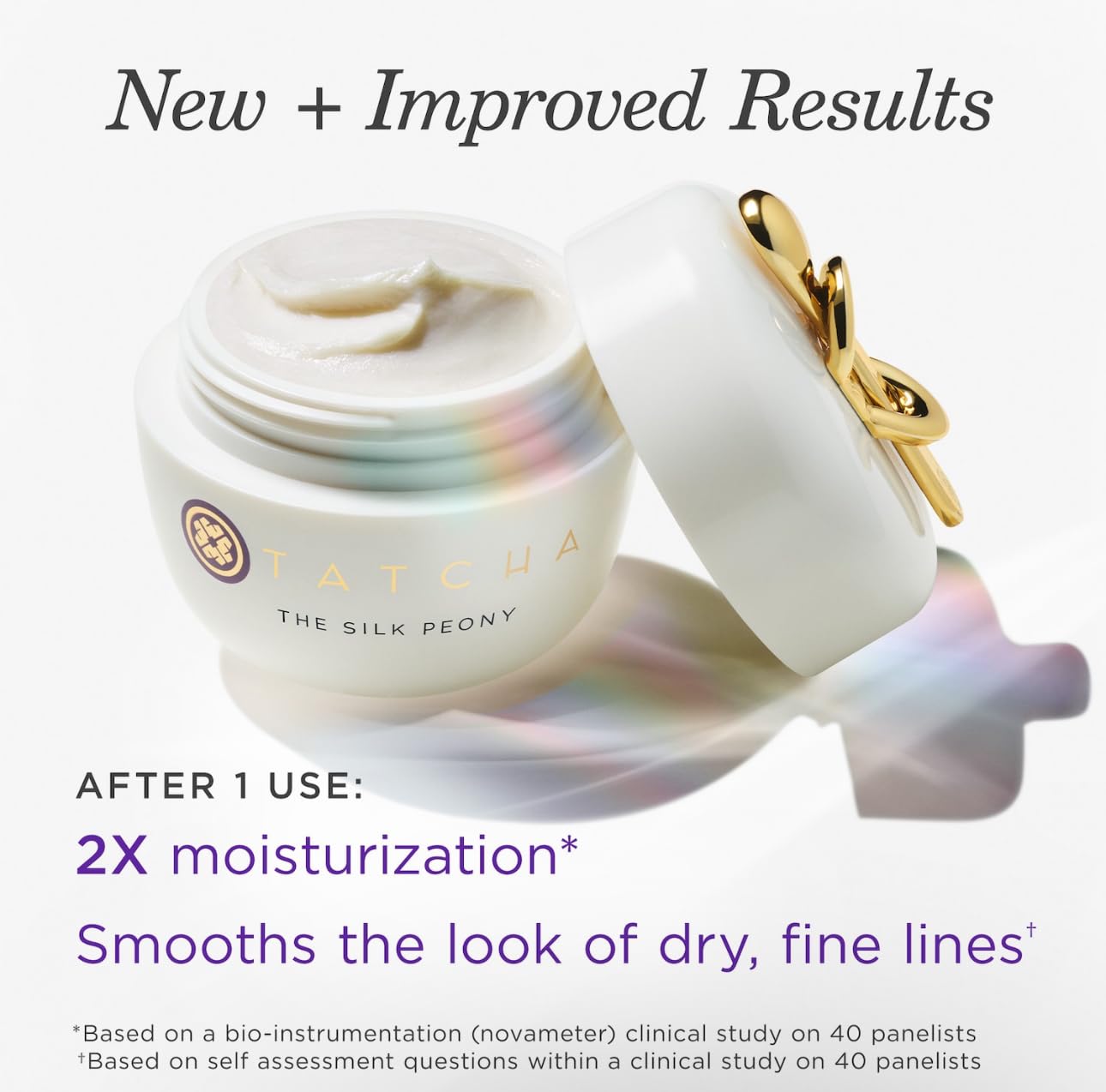 TATCHA Silk Peony Melting Under Eye Cream - Hydrating Line-Smoothing Formula for Wrinkles | 15 ml / 0.5 oz