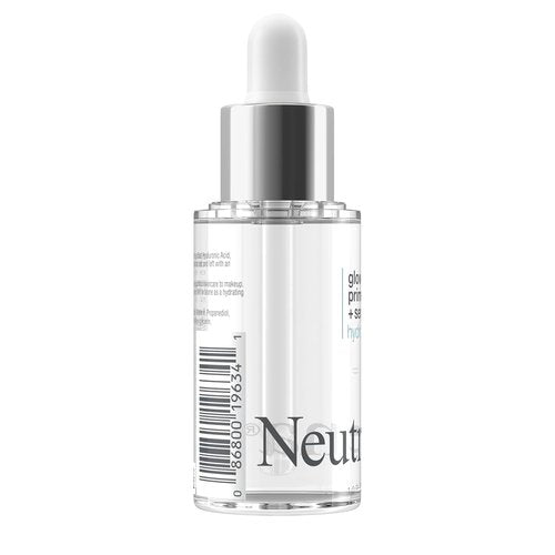 Neutrogena Hydro Boost Glow Booster Primer - Hydrating Face Serum & Primer Hybrid with Hyaluronic Acid | 1.0 fl. oz