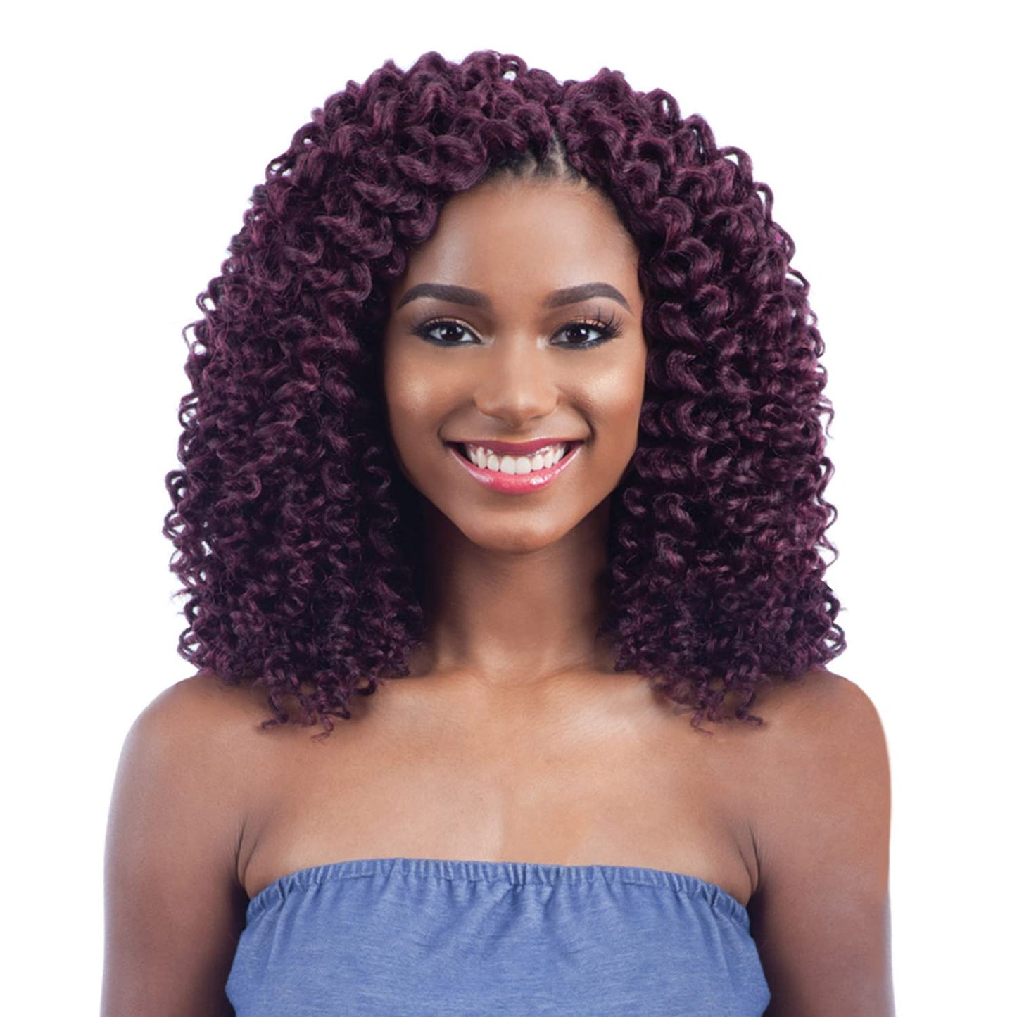 FreeTress Synthetic Hair Crochet Braids 2X Soft Baby Wand Curl (3-pack, 4)