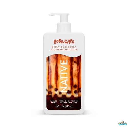 Native Body Lotion - Limited Edition Brown Sugar Boba | Silicone-Free Hydration for All - 16.5 oz (Pack of 2)